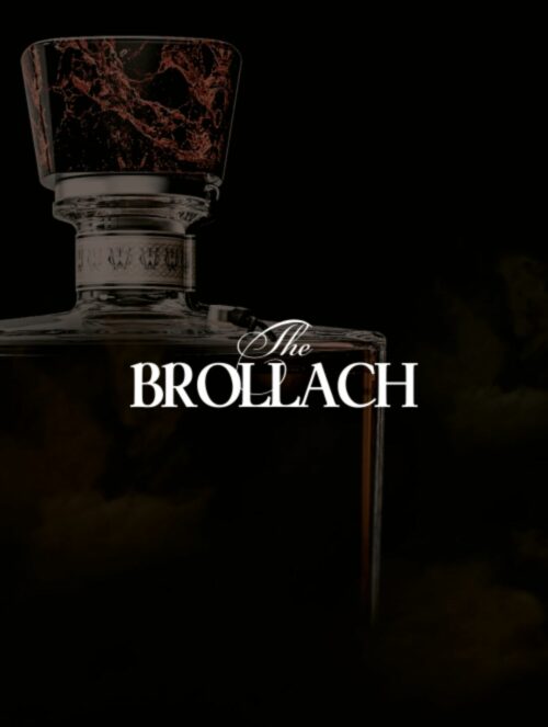 A bottle of award winning whiskey, The Brollach
