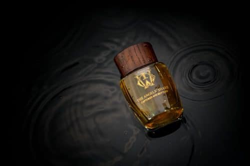 A bottle of The Devil's Keep luxury whiskey scent