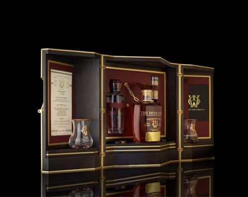 A whiskey collector set of single malt irish whiskey