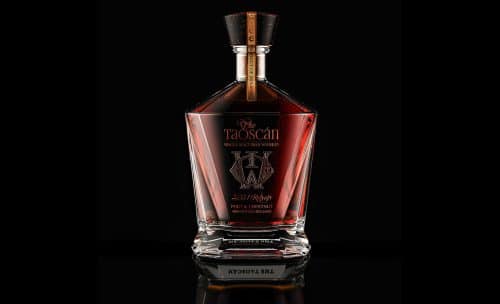 A bottle of the most expensive whiskey, The Taoscán