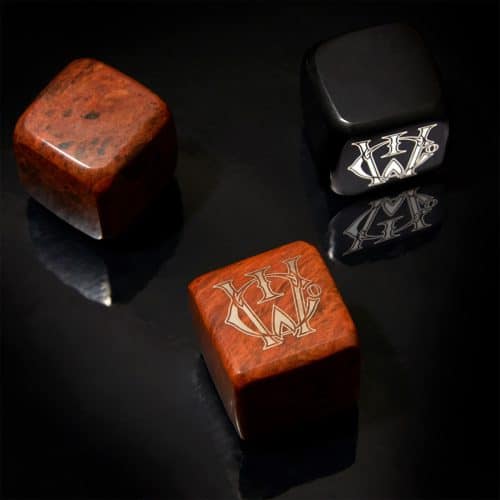 3 obsidian whiskey stones by The Craft Irish Whiskey Co.