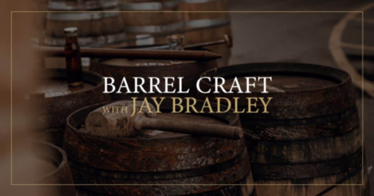 barrels if irish whiskey brands and a hammer