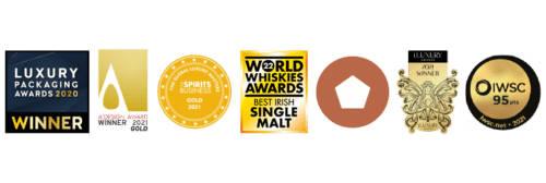 Awards won by the best Irish whiskey in UK