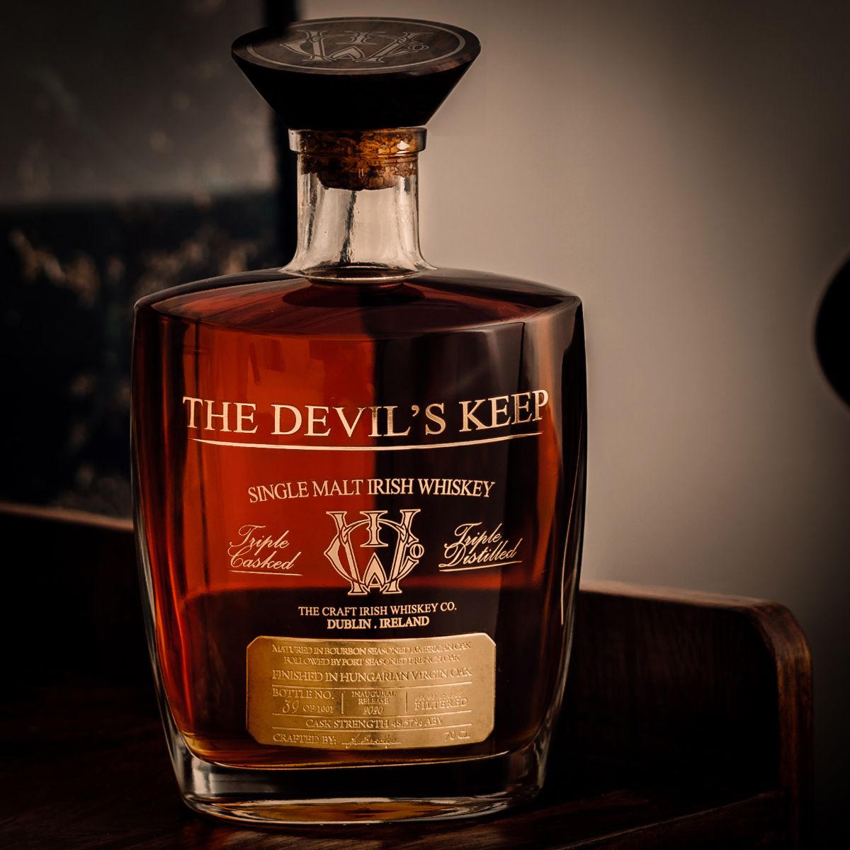 A bottle of rare whiskey The Devil's Keep