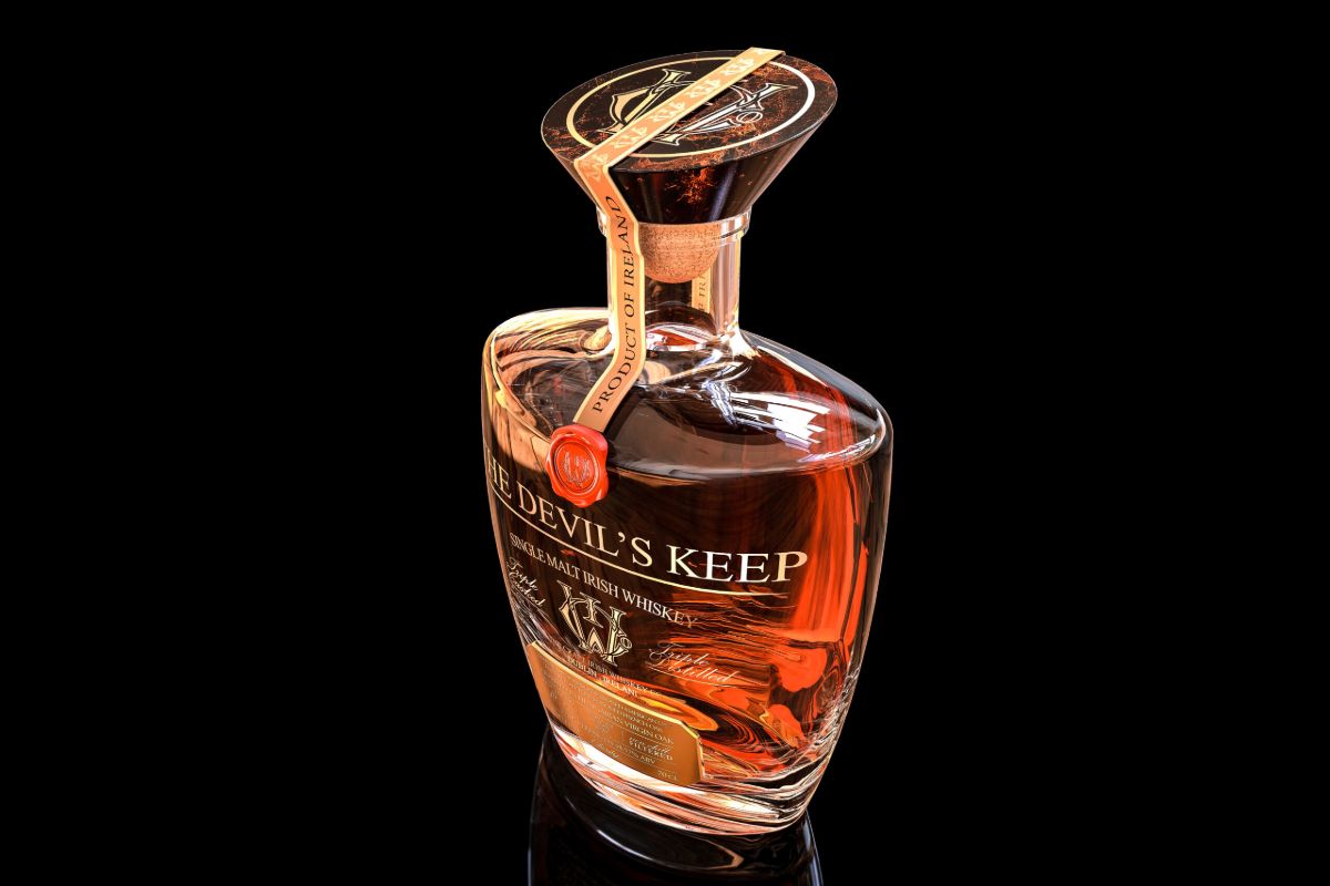 A bottle of high quality whiskey The Devil's Keep