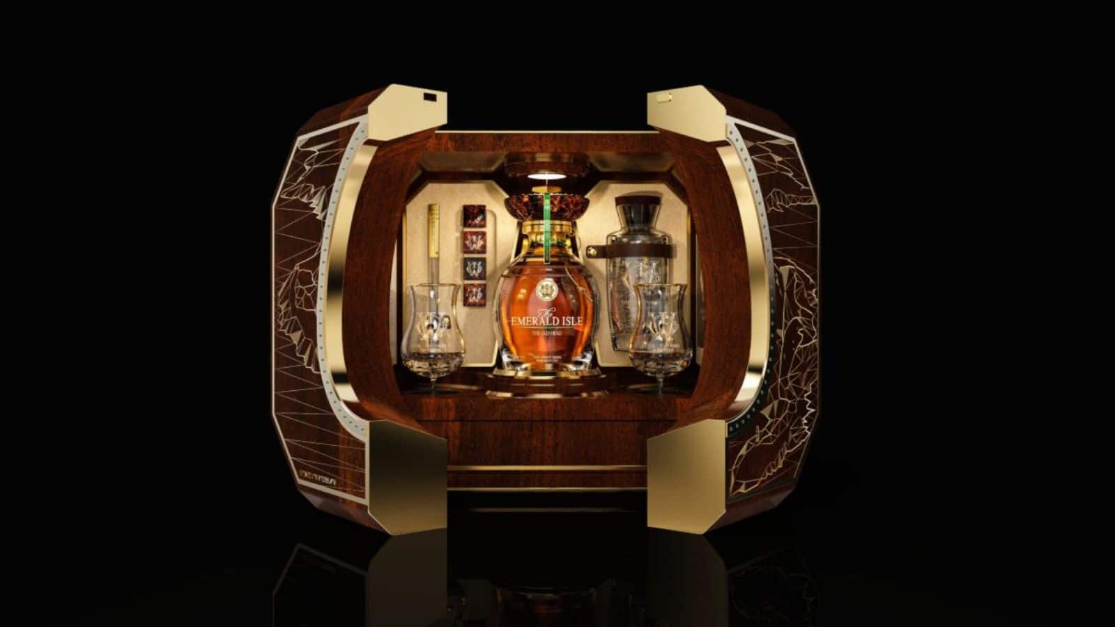 The Emerald Isle collection whiskey box