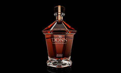 Bottle of the The Donn, a rare Irish whiskey