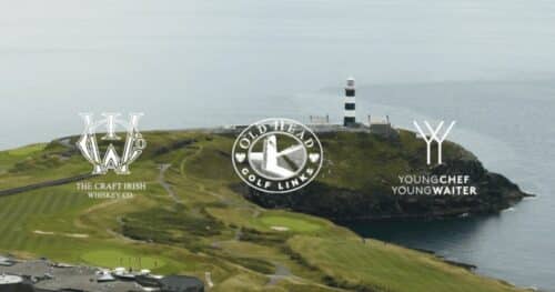 A golf course in Ireland - home of Irish Whiskey