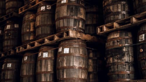 small irish whiskey barrels, perfect for intensity of flavour