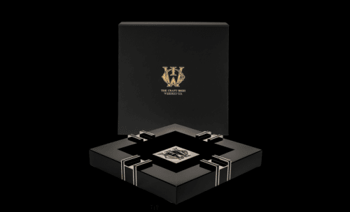 The Obsidian Gemstone Ashtray, luxury companion to the finest irish whiskey