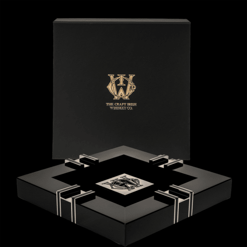 The Obsidian Gemstone Ashtray, luxury companion to the finest irish whiskey