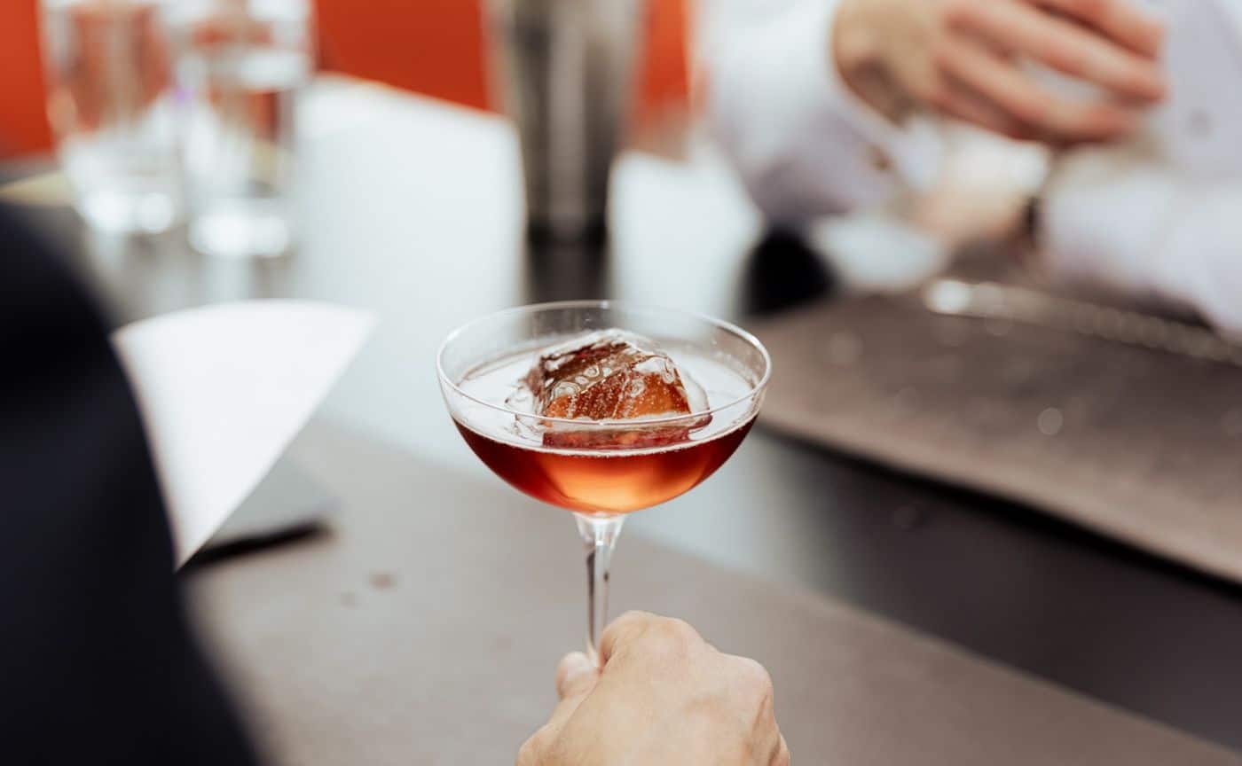 the 'Áine', a whiskey cocktail made with beautiful whiskey flavours